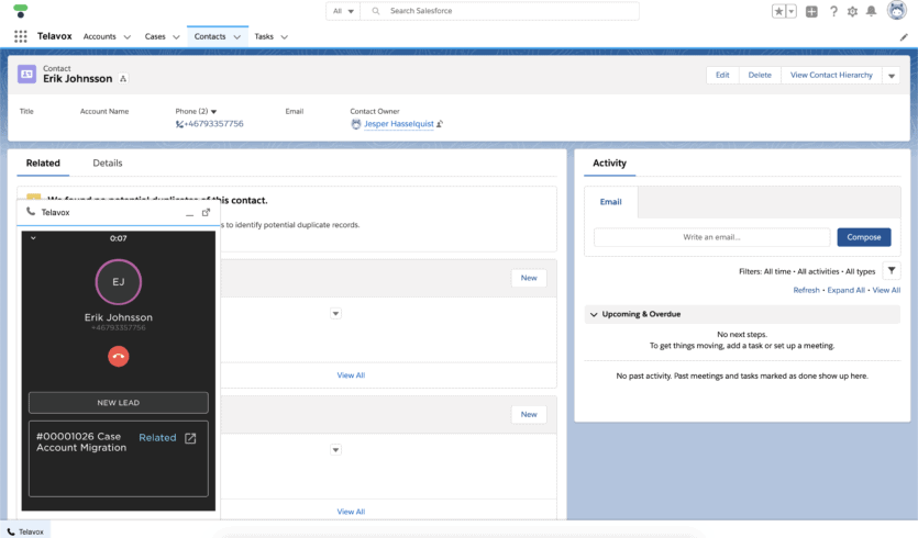 Telavox_salesforce_call_panel