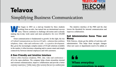 Telecom Tech Outlook_Telavox page